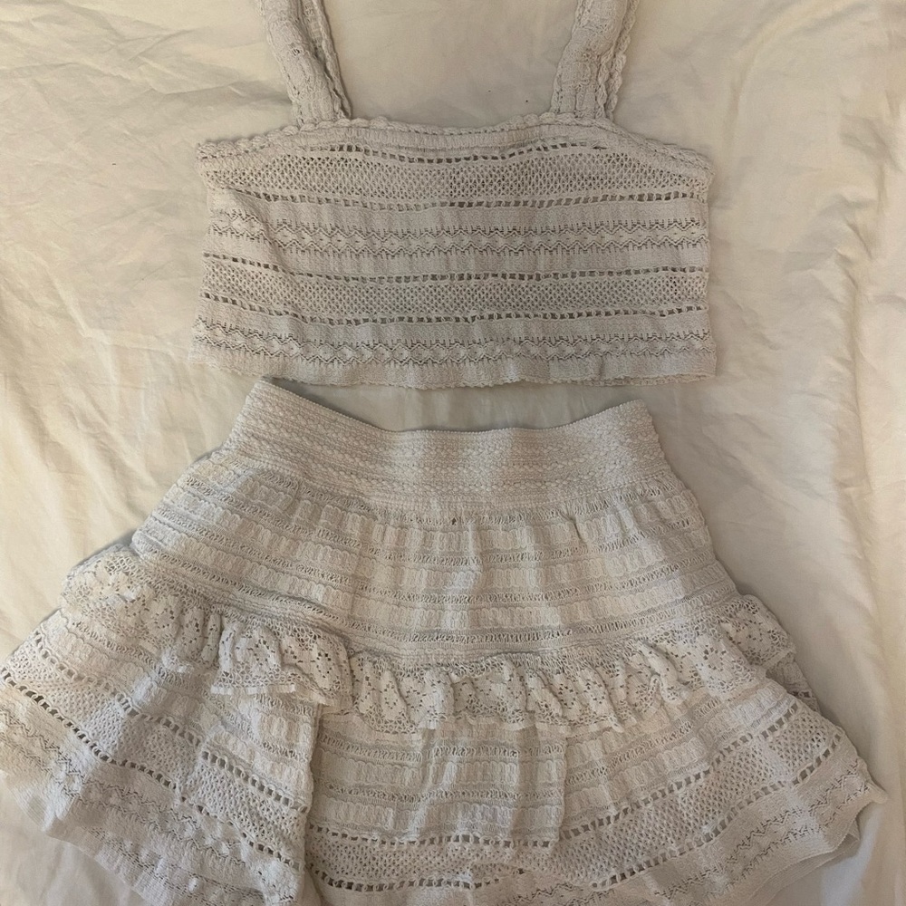 Aerie knit set super cute summer set